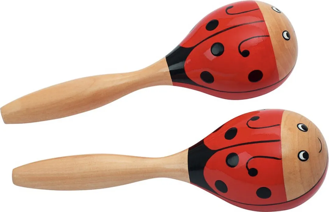 Goki Ladybird Maracas - Multicolor