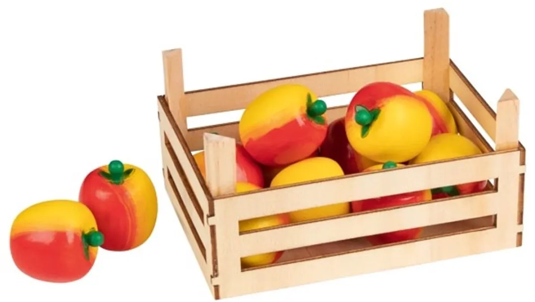 Goki Appels in Fruithok - Geel/Rood