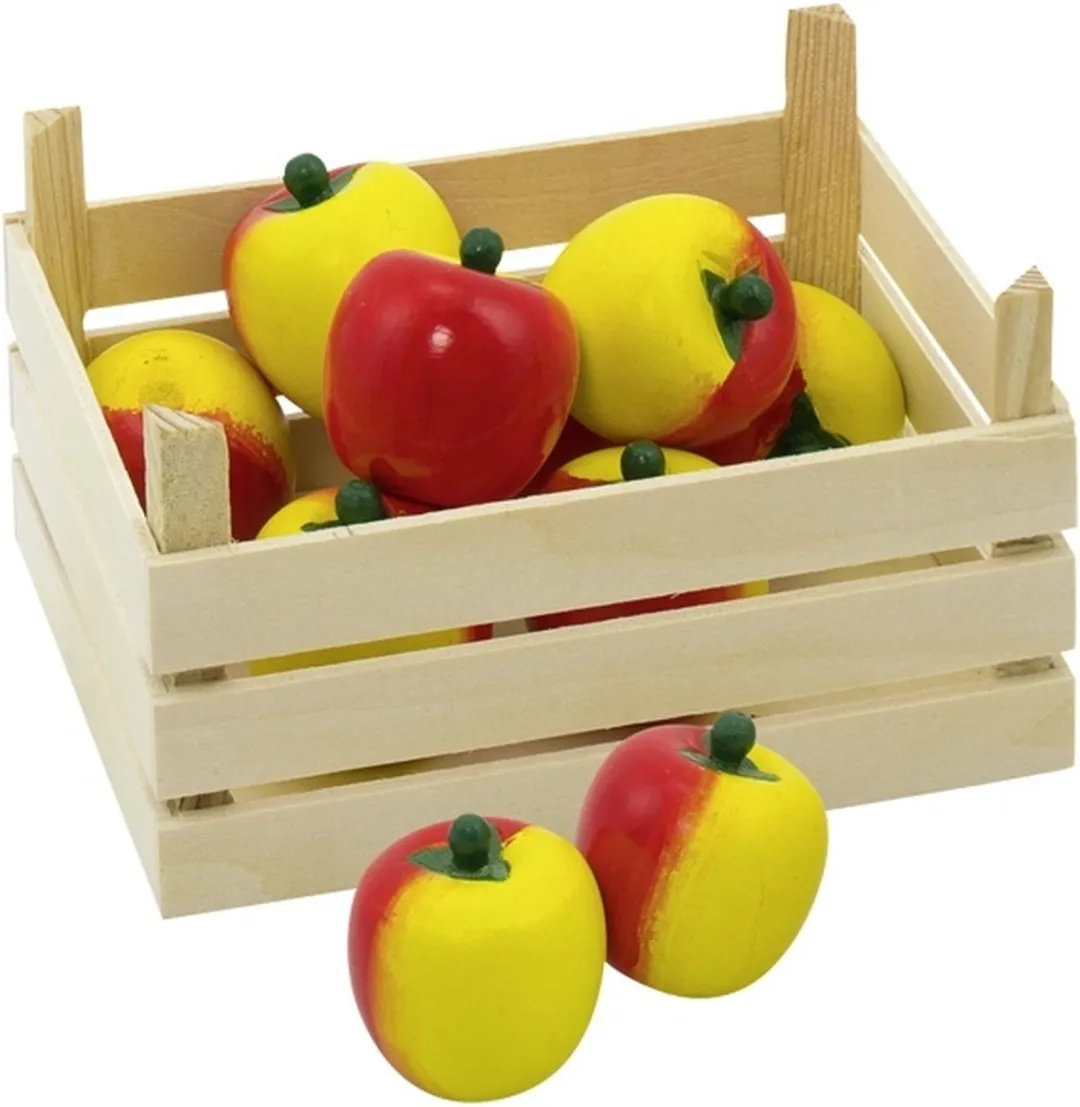Goki Appels in Fruithok - Geel/Rood