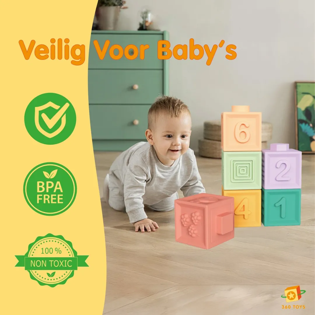 360 Toys Baby 4-in-1 Speelgoedset - Meerkleurig