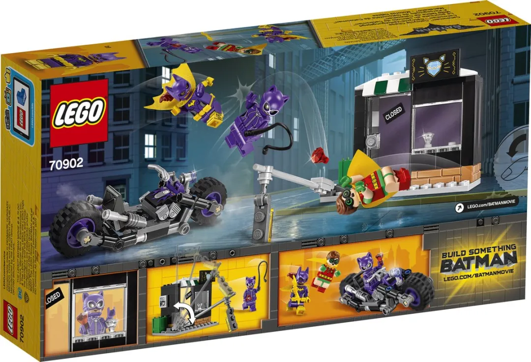 LEGO Batman Movie Catwoman Catcycle Achtervolging 70902 - 139 Stukken