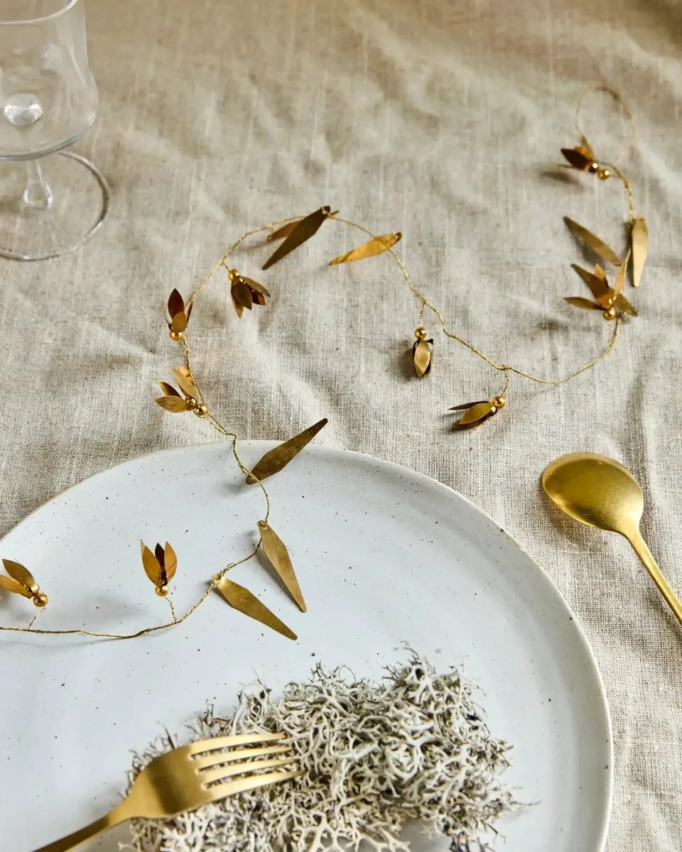 House Doctor Slinger Snowdrop - Champagne