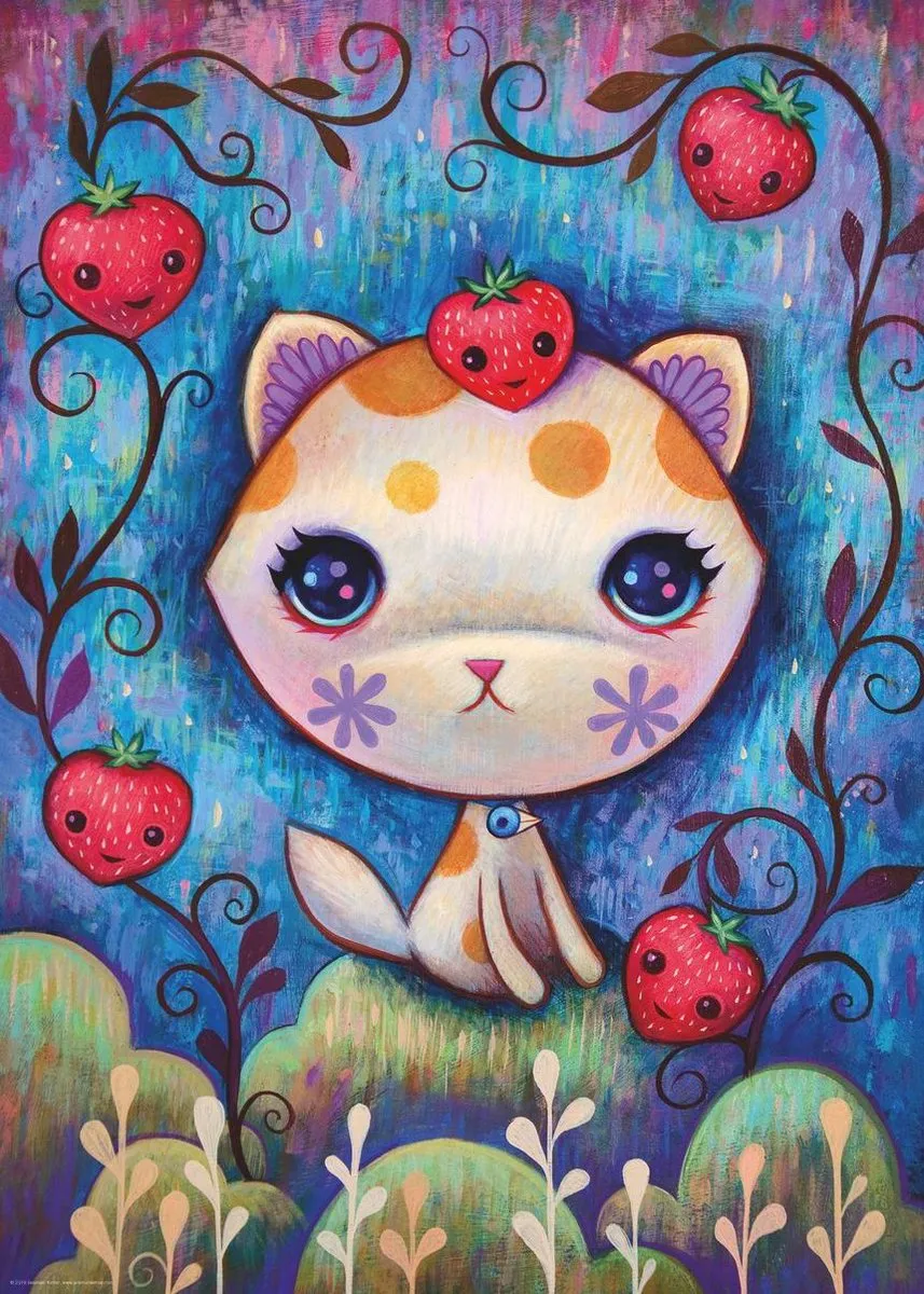 Heye Strawberrykitty Puzzel 1000 Stuks - Multicolor