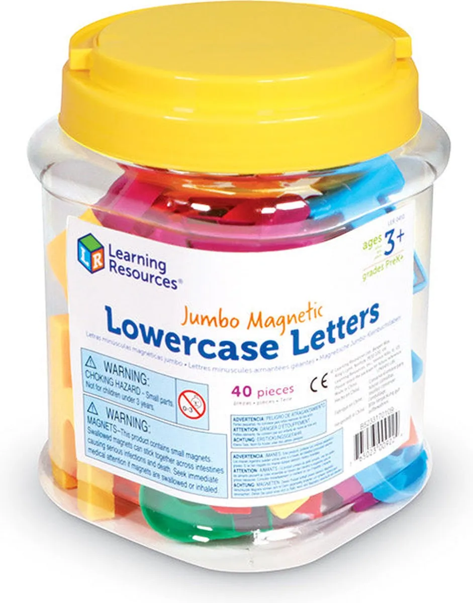 Learning Resources XXL Magnetische Letters Multicolor - 40 Stuks