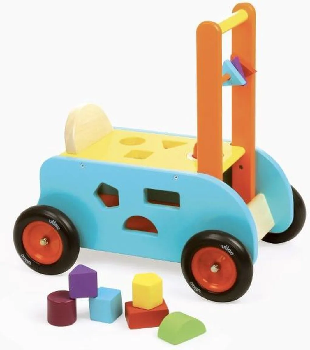 Vilac Houten Multifunctioneel Looprek VI1006S - Multicolor - afbeelding 2 van 3