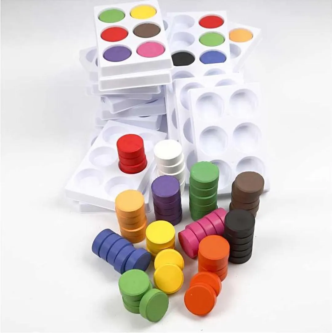 Colortime Waterverf 6 Kleuren - 44mm x 16mm