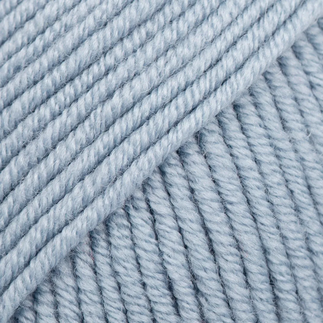 Drops Merino Extra Fine Uni Colour Wol Garen Blauwe mist