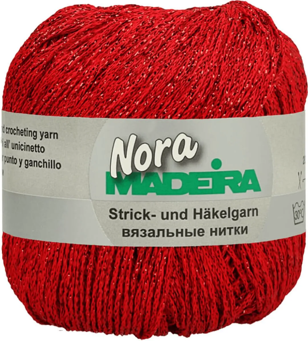 Madeira Nora Gemetalliseerd Garen Rood 315