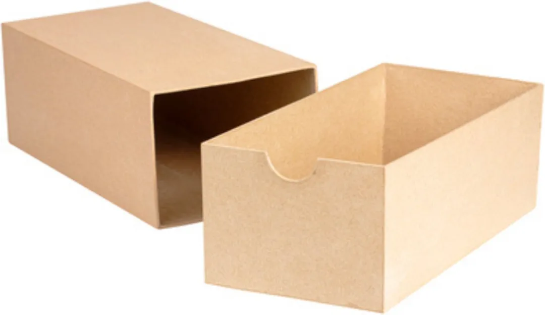 Decopatch Rechthoekige Doos met Lade 32x16x12cm Kraft