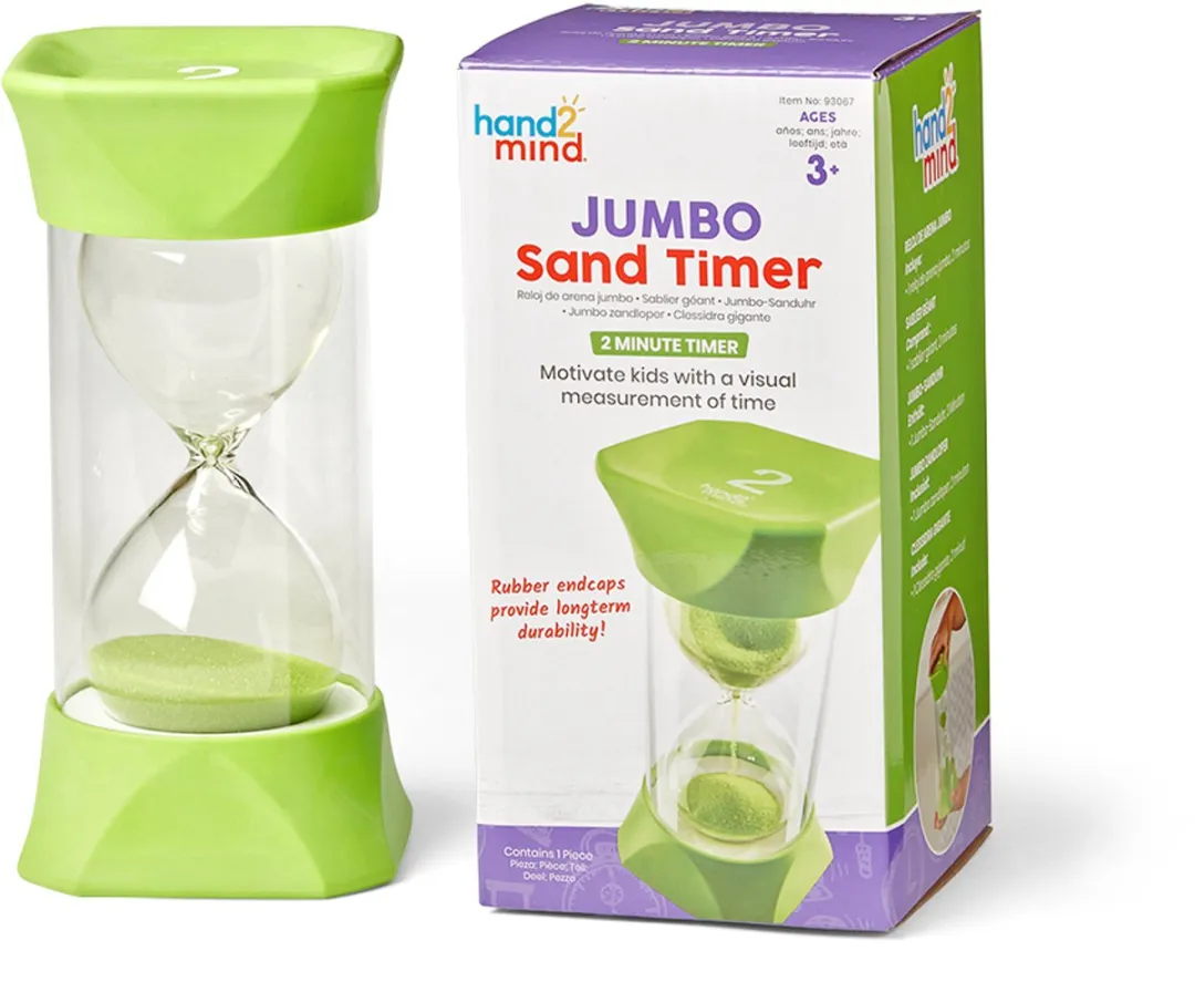Learning Resources Jumbo Sand Timer 2 minuten