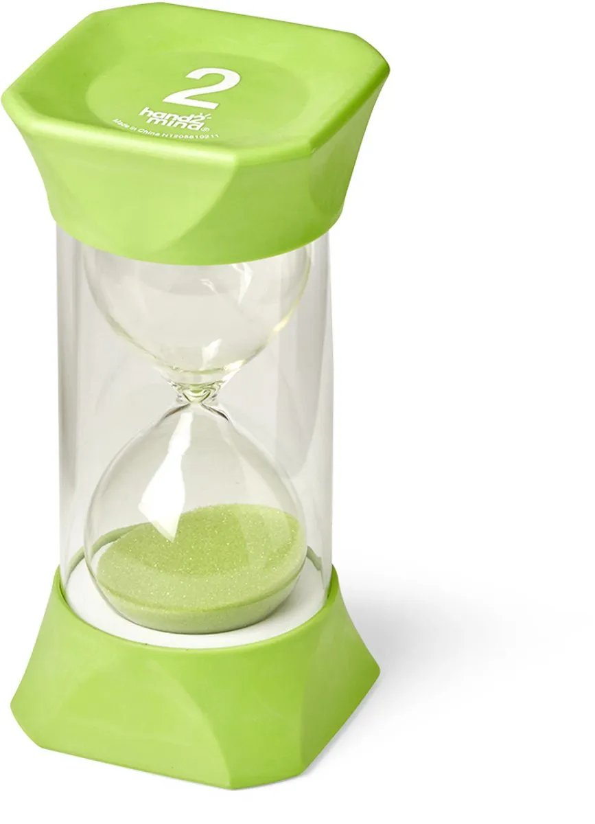 Learning Resources Jumbo Sand Timer 2 minuten - Groen