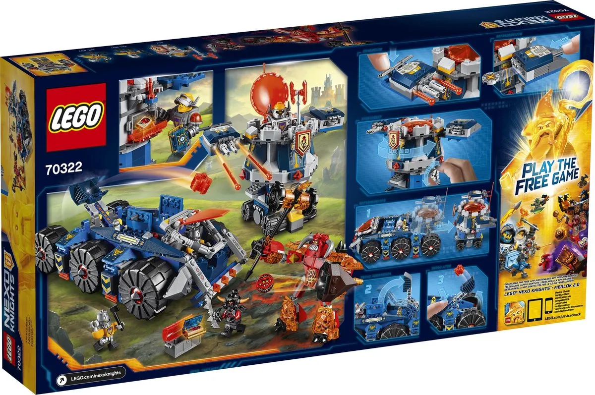 LEGO NEXO KNIGHTS Axl’s Torentransport 70322 - 670 Stukken