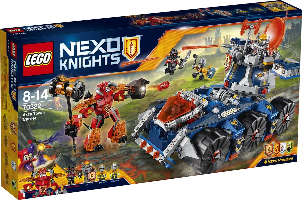 LEGO NEXO KNIGHTS Axl’s Torentransport 70322