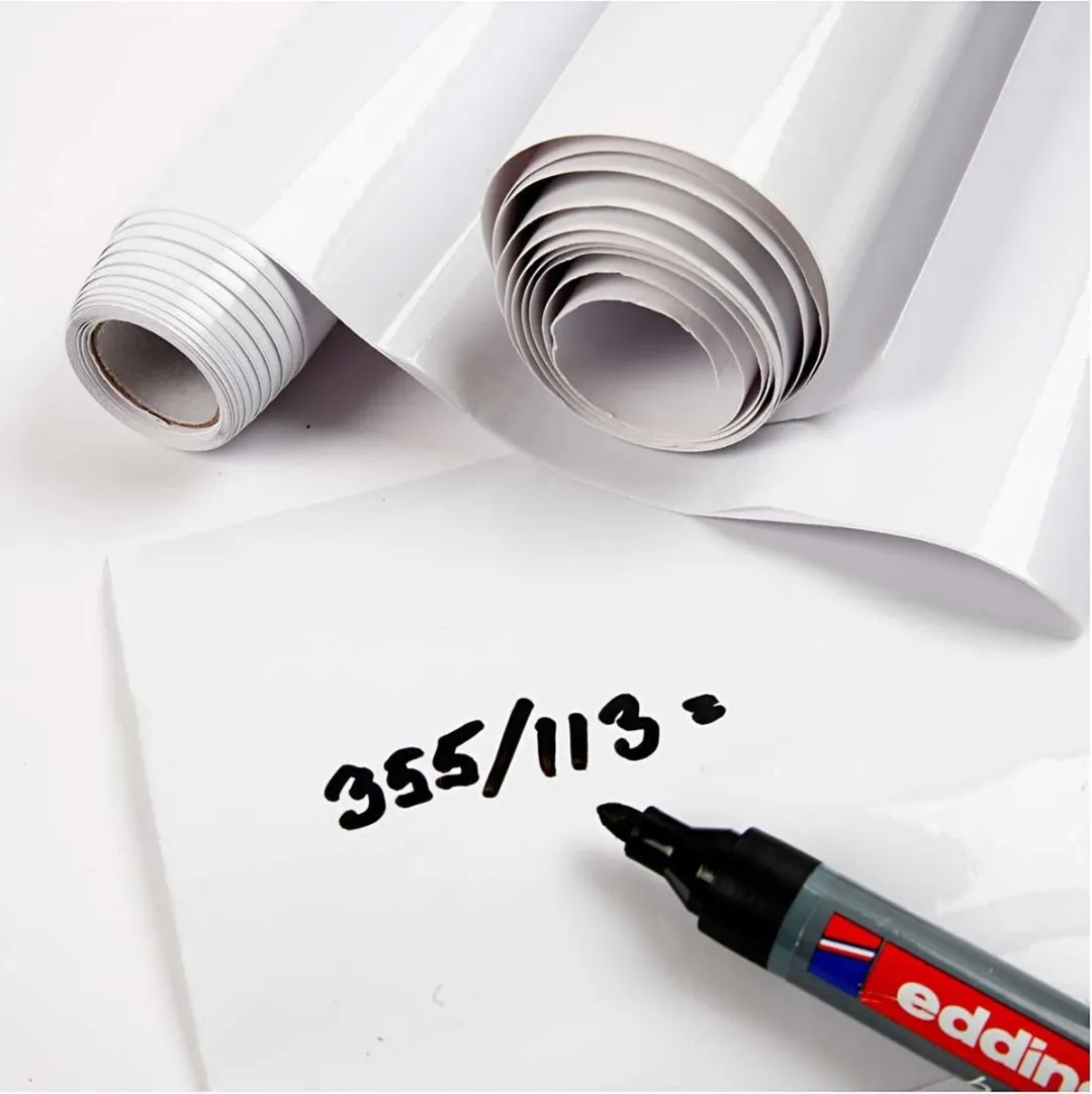 Creativ Company Whiteboard Folie 2m - Wit