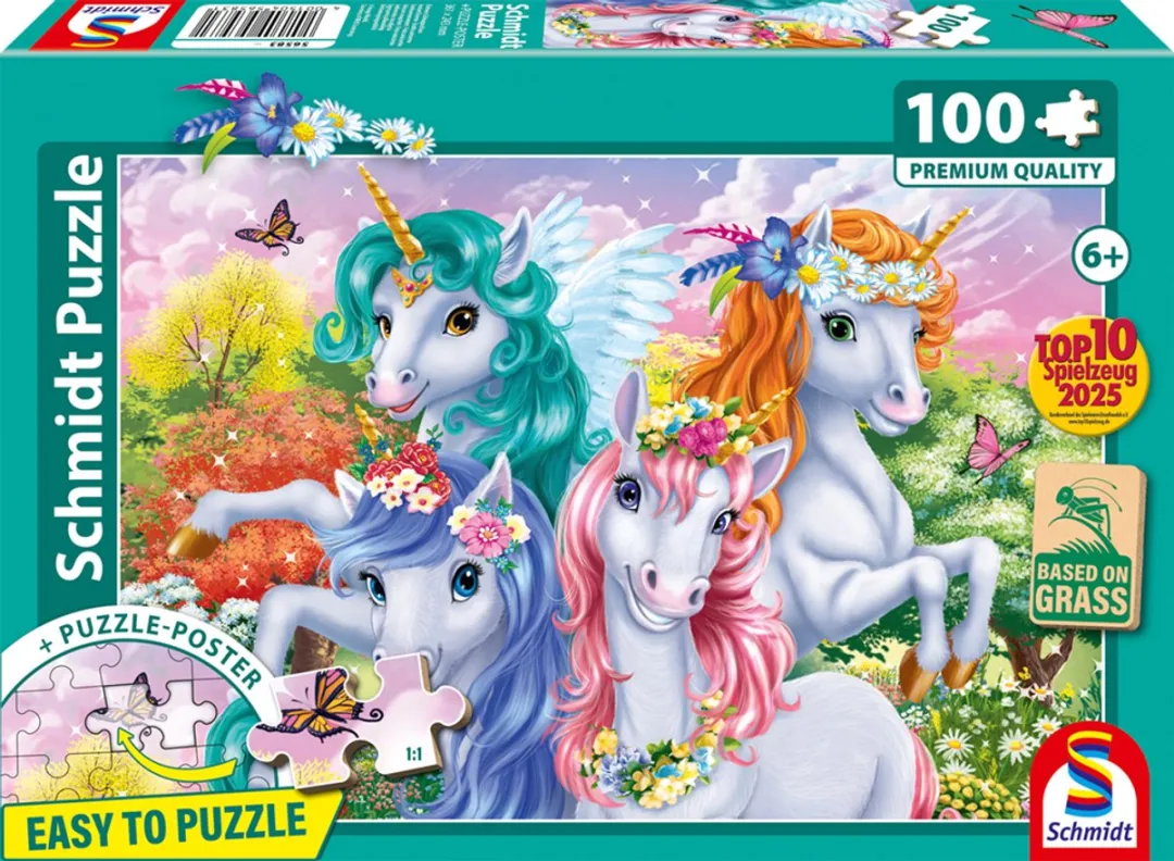Schmidt Spiele Eenhoorn Puzzle 100 Stuks - Meerkleurig