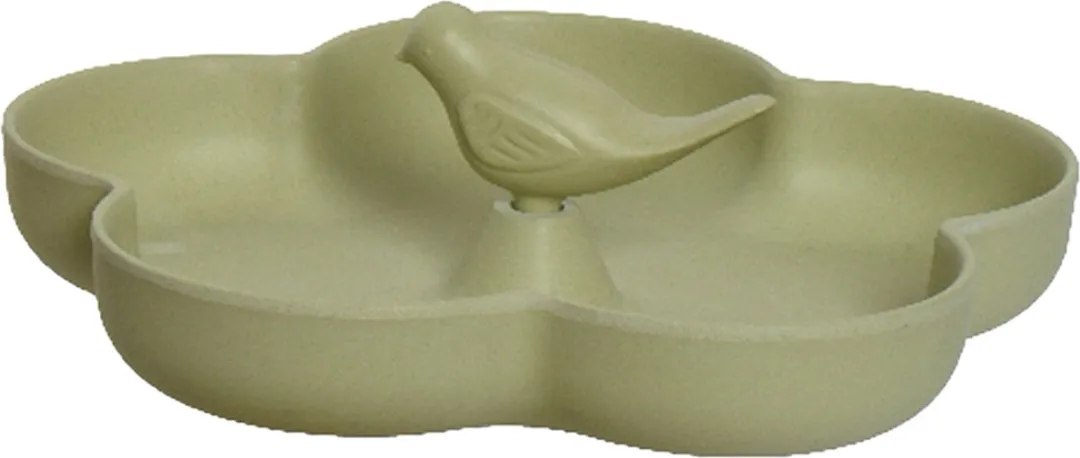 Decoris Vogelbad Drinkschaal Lichtgroen 23x23cm