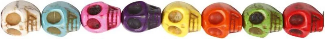 Creativ Company Howlite Doodshoofden 12mm - 32 Stuks