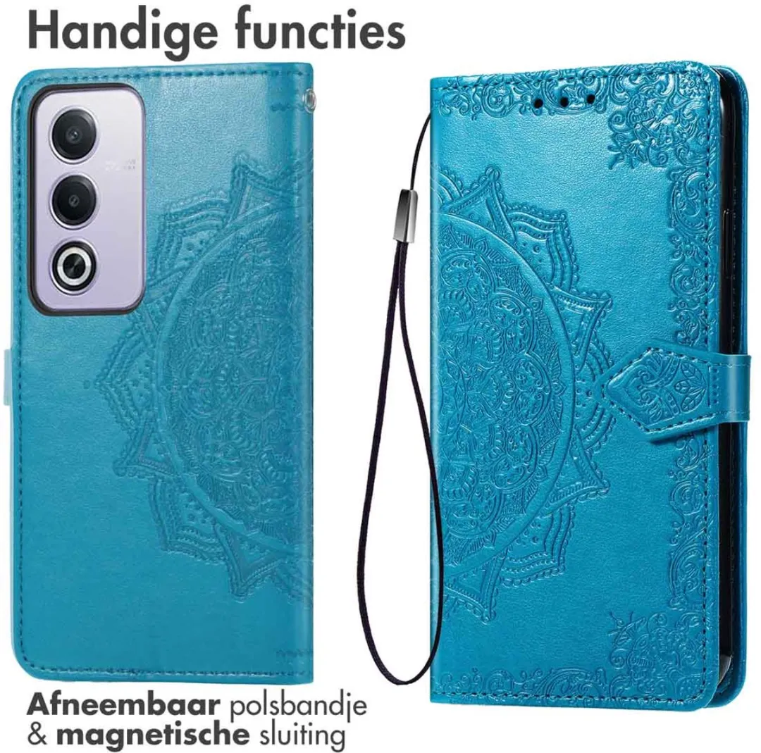 imoshion Hoesje Oppo A80 - Turquoise - 3 Pasjes