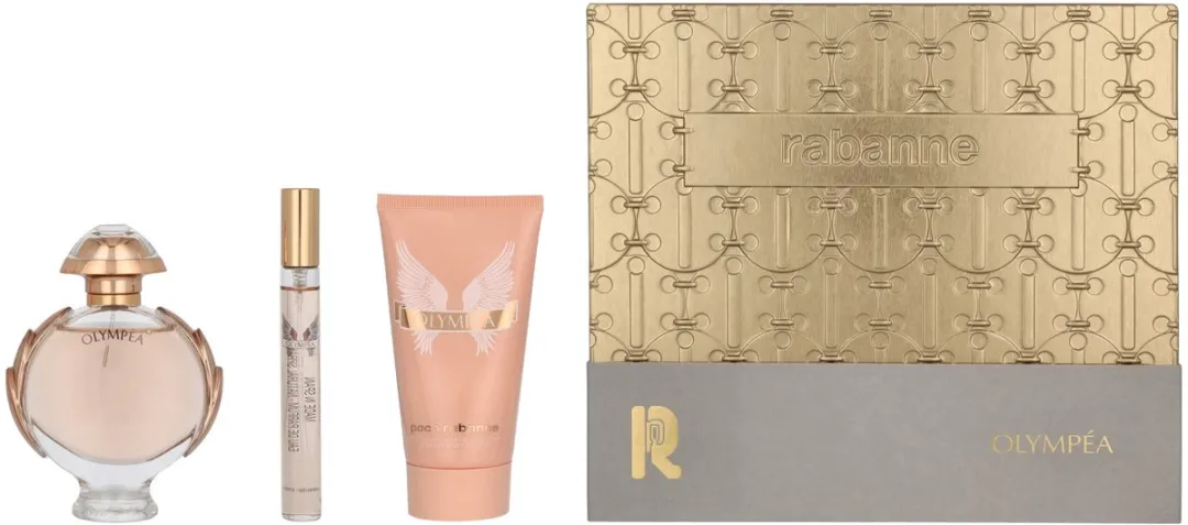 Paco Rabanne Olympea Giftset - 135ml Parfum/Bodylotion/Tasspray