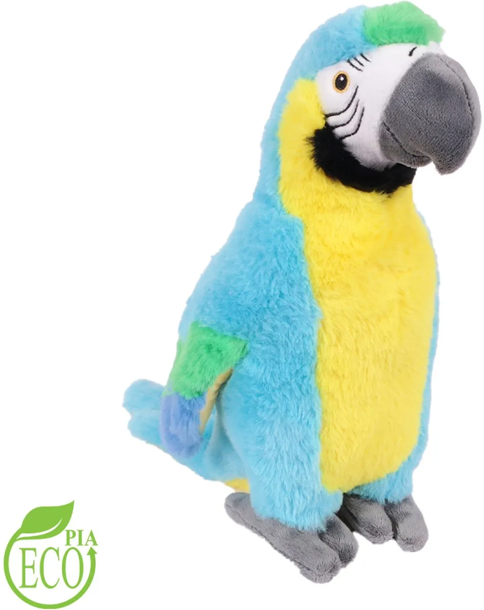PIA Eco Pluche Papegaai Knuffel