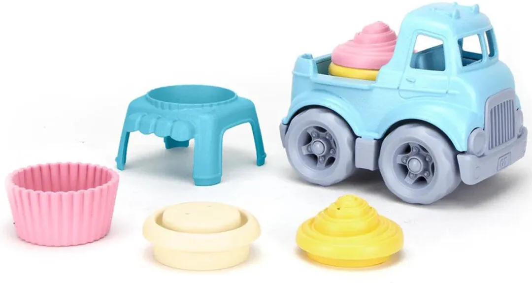 Green Toys Cupcake Truck GTCPTK1586 - Blauw