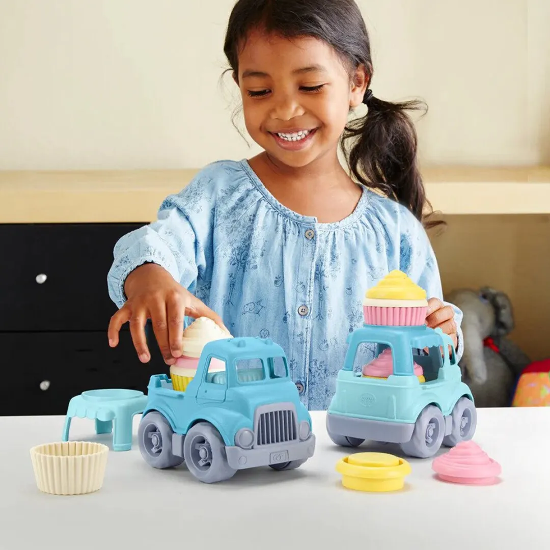 Green Toys Cupcake Truck GTCPTK1586 - Blauw