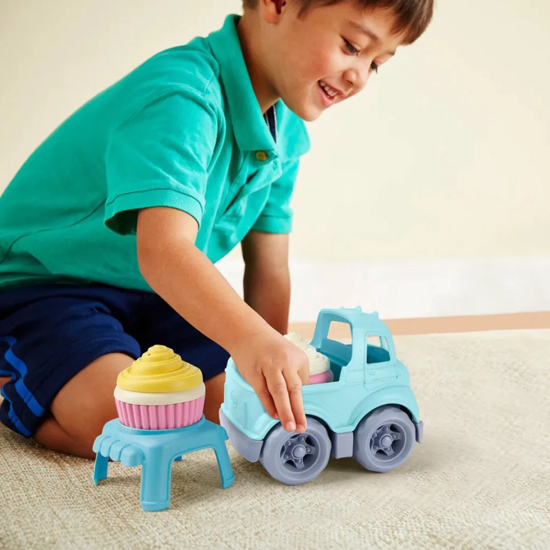 Green Toys Cupcake Truck GTCPTK1586 - Blauw