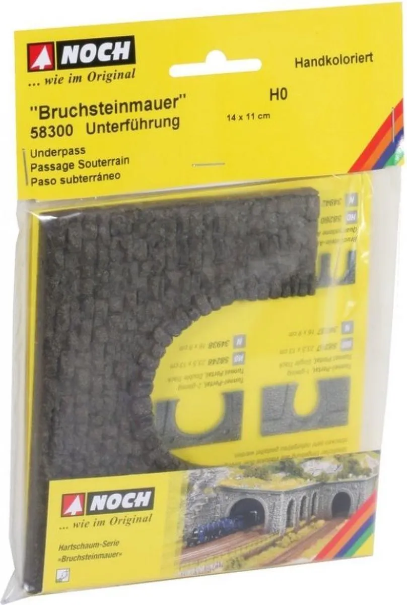 NOCH 58300 Tunnelportaal H0 - Grijs