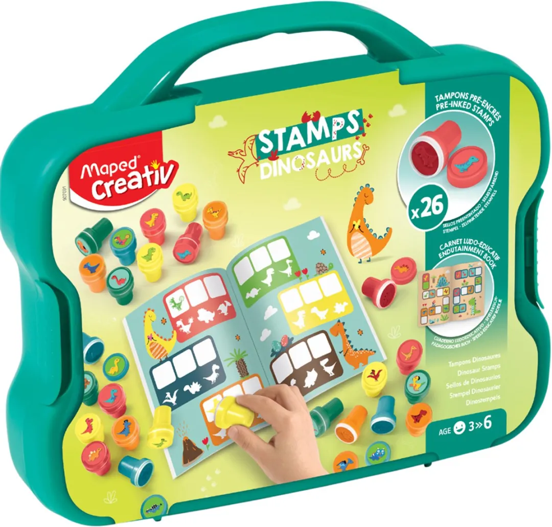 Maped Creativ Dinosaurus Stempelset