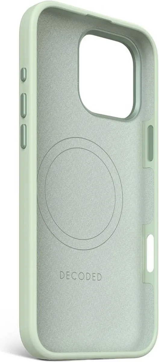 Decoded Siliconen Hoesje iPhone 16 Pro Max - Mist Groen - MagSafe