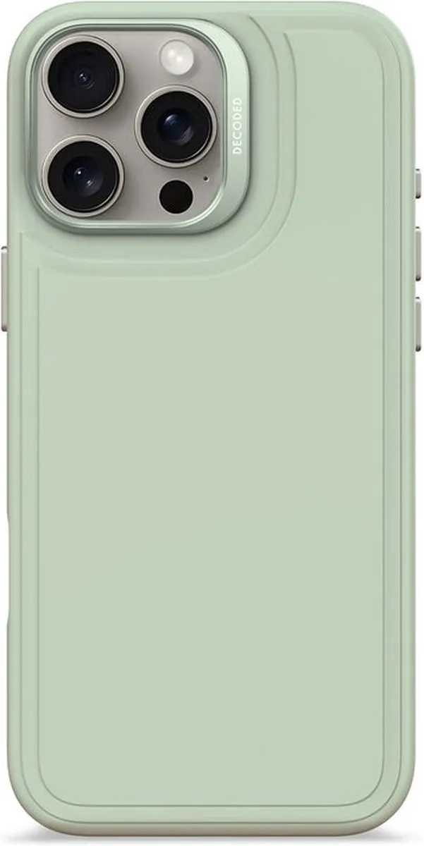 Decoded Siliconen Hoesje iPhone 16 Pro Max - Mist Groen - MagSafe