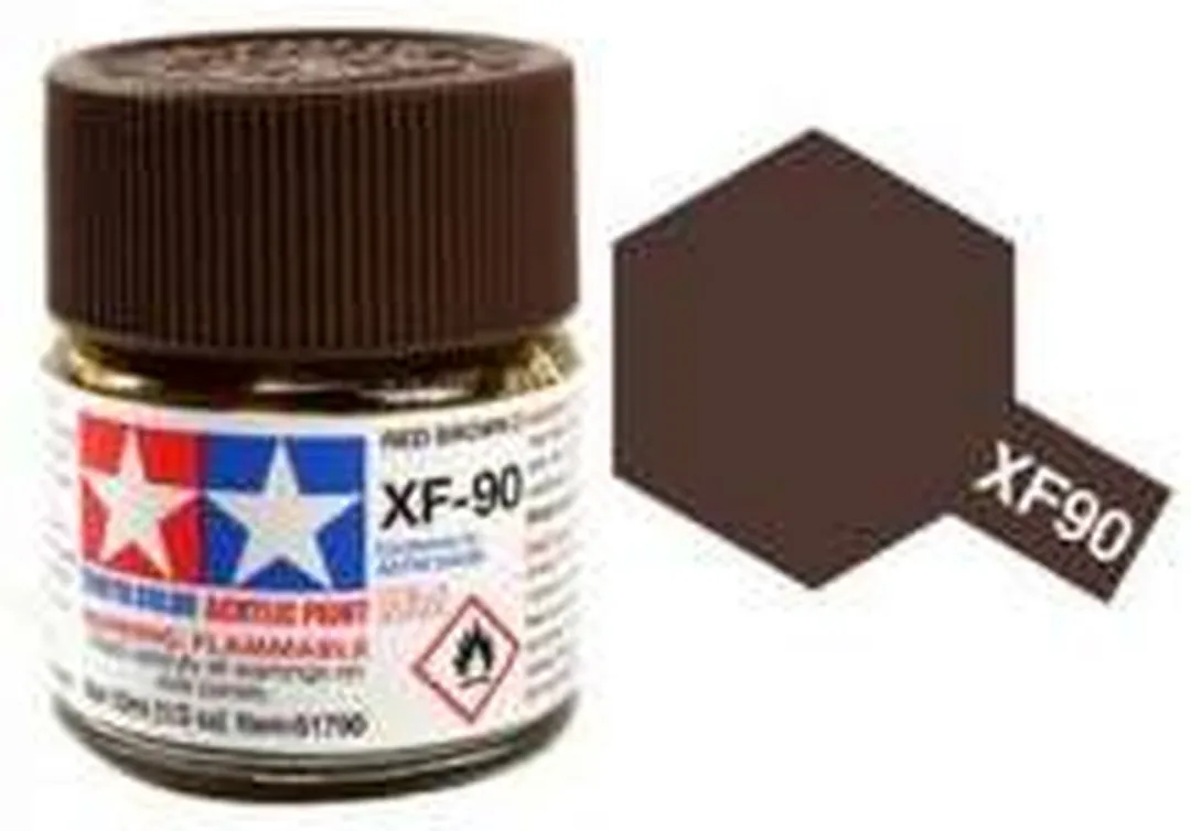 Tamiya Acrylverf XF-90 Red Brown 10ml - Matt