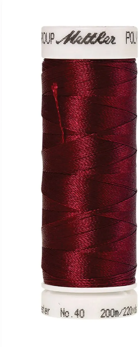 Amann Mettler Polysheen Borduurgaren 200m - Rood