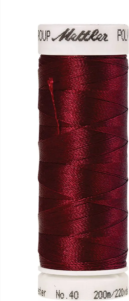 Amann Mettler Polysheen Borduurgaren 200m - Rood