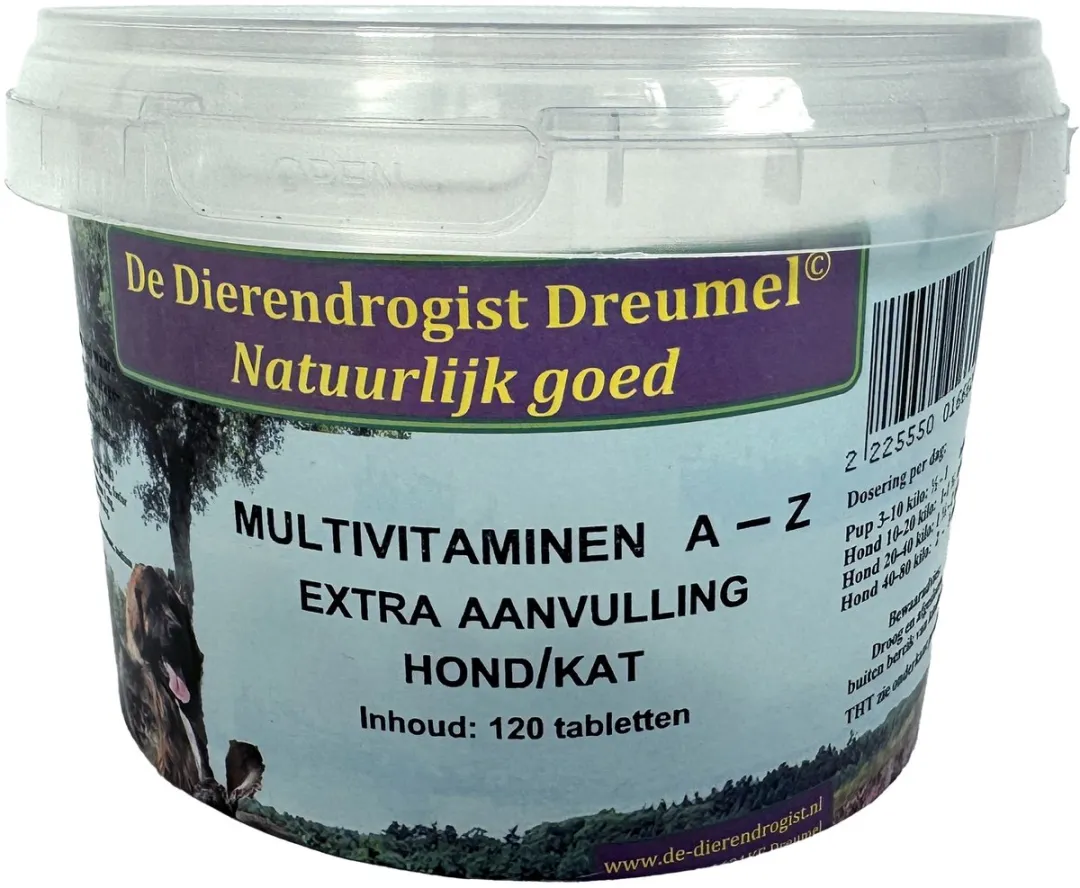 Dierendrogist Multivitamine A-Z 60 Capsules