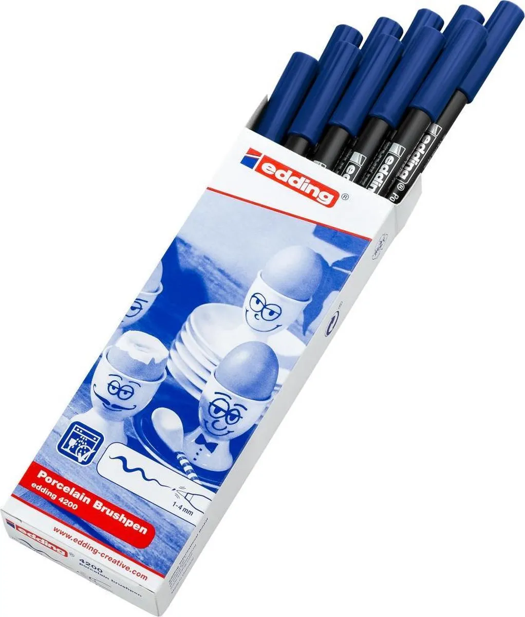 edding 4200 Porseleinstift Staalblauw