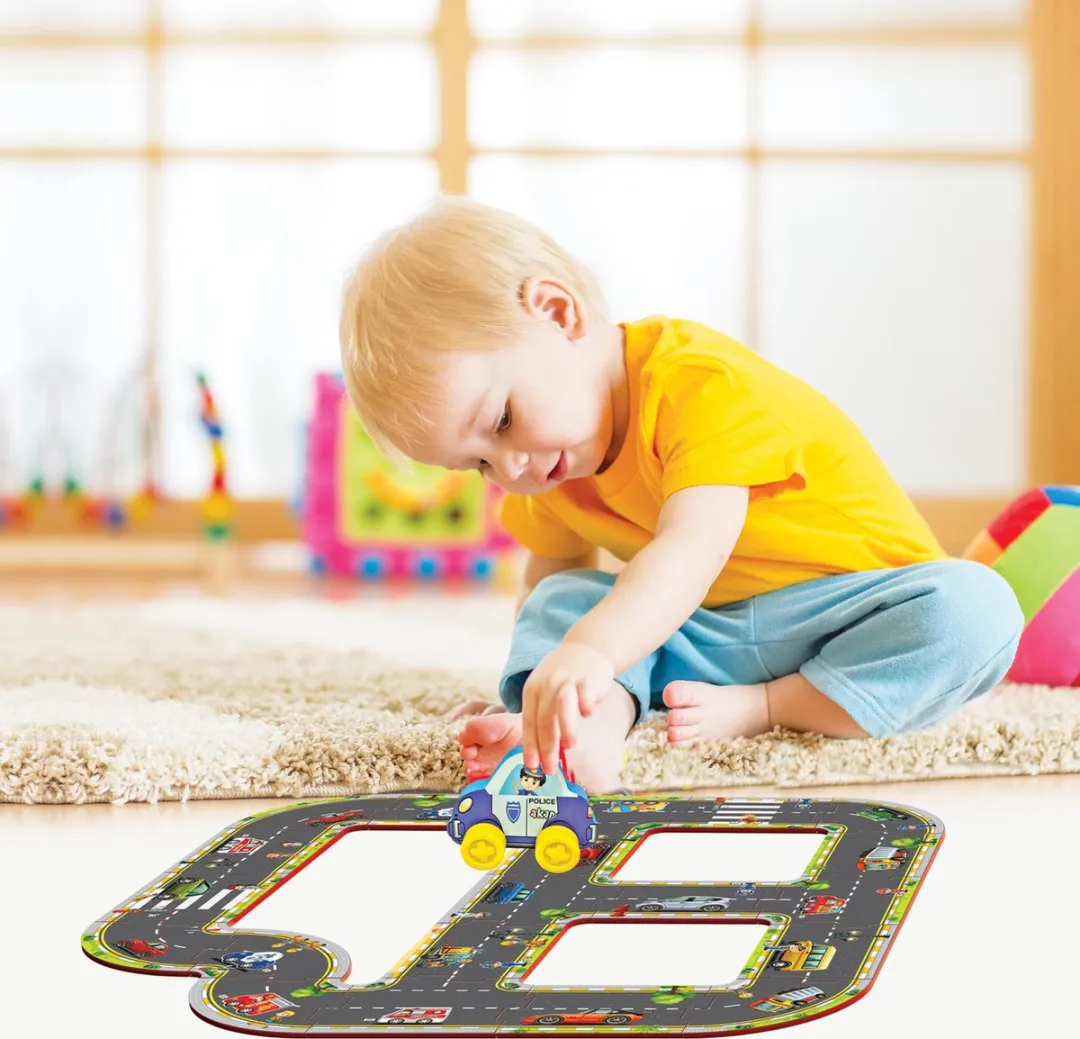 Akar Toys - Big Way - Puzzel / XXL Puzzel / Speelmat / Speelgoed / Met GRATIS App - 20st
