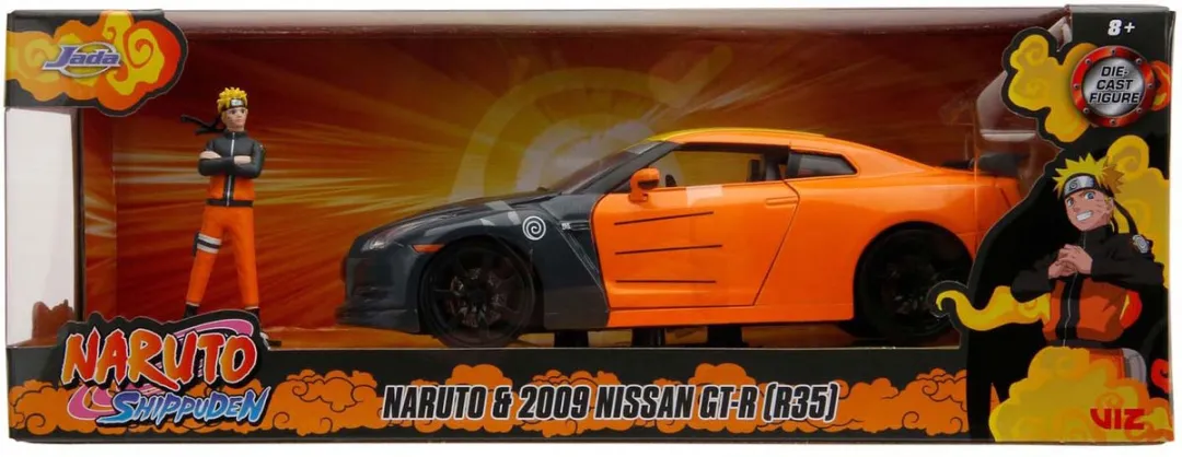 Jada Toys Naruto 2009 Nissan GT-R 1:24