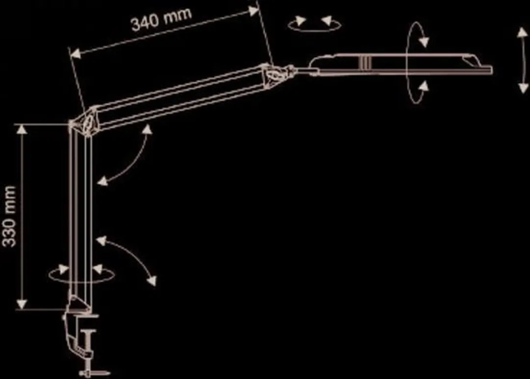 MAULatlantic LED Bureaulamp 6W - Zwart