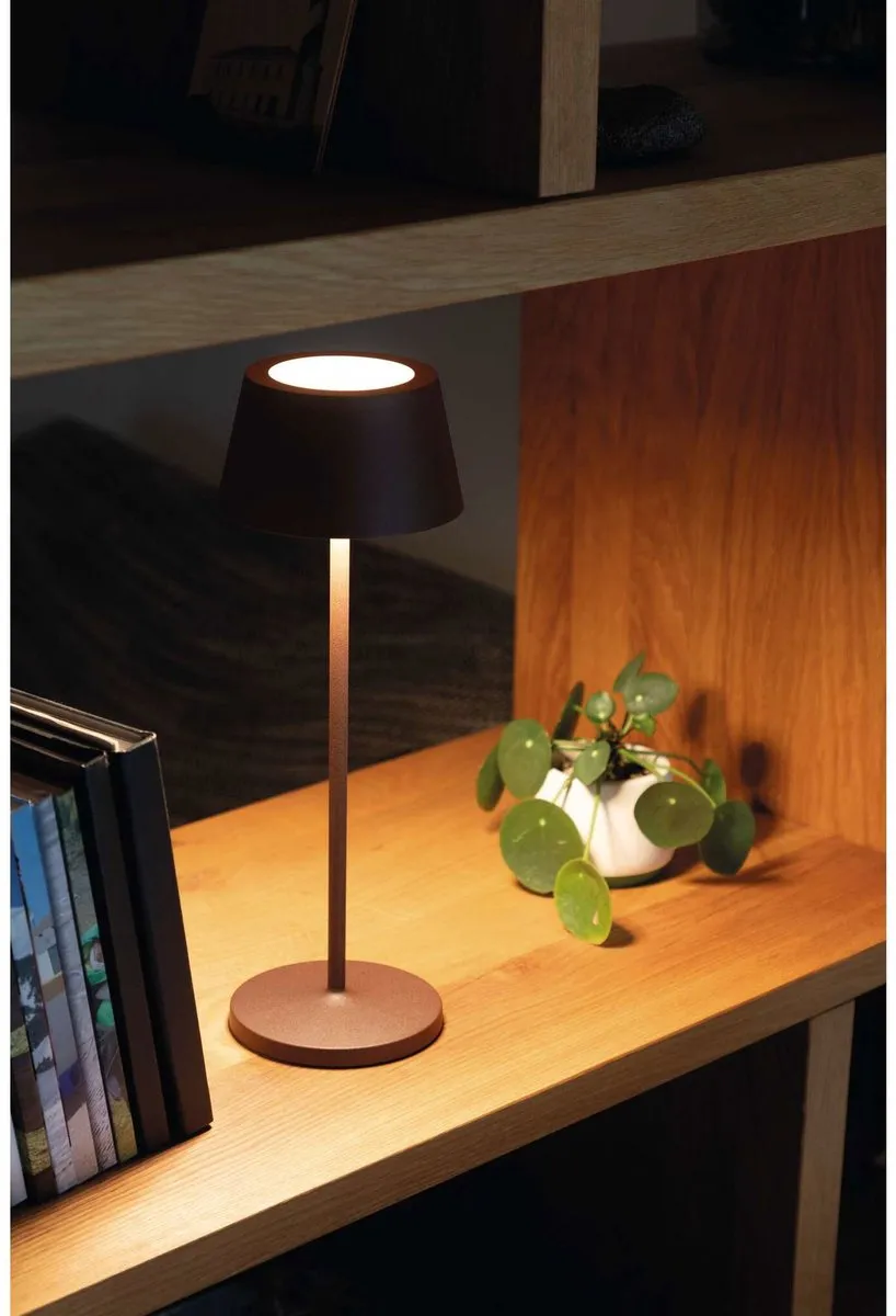 MAULnina LED Acculamp 12x11cm - Bruin - 2700K