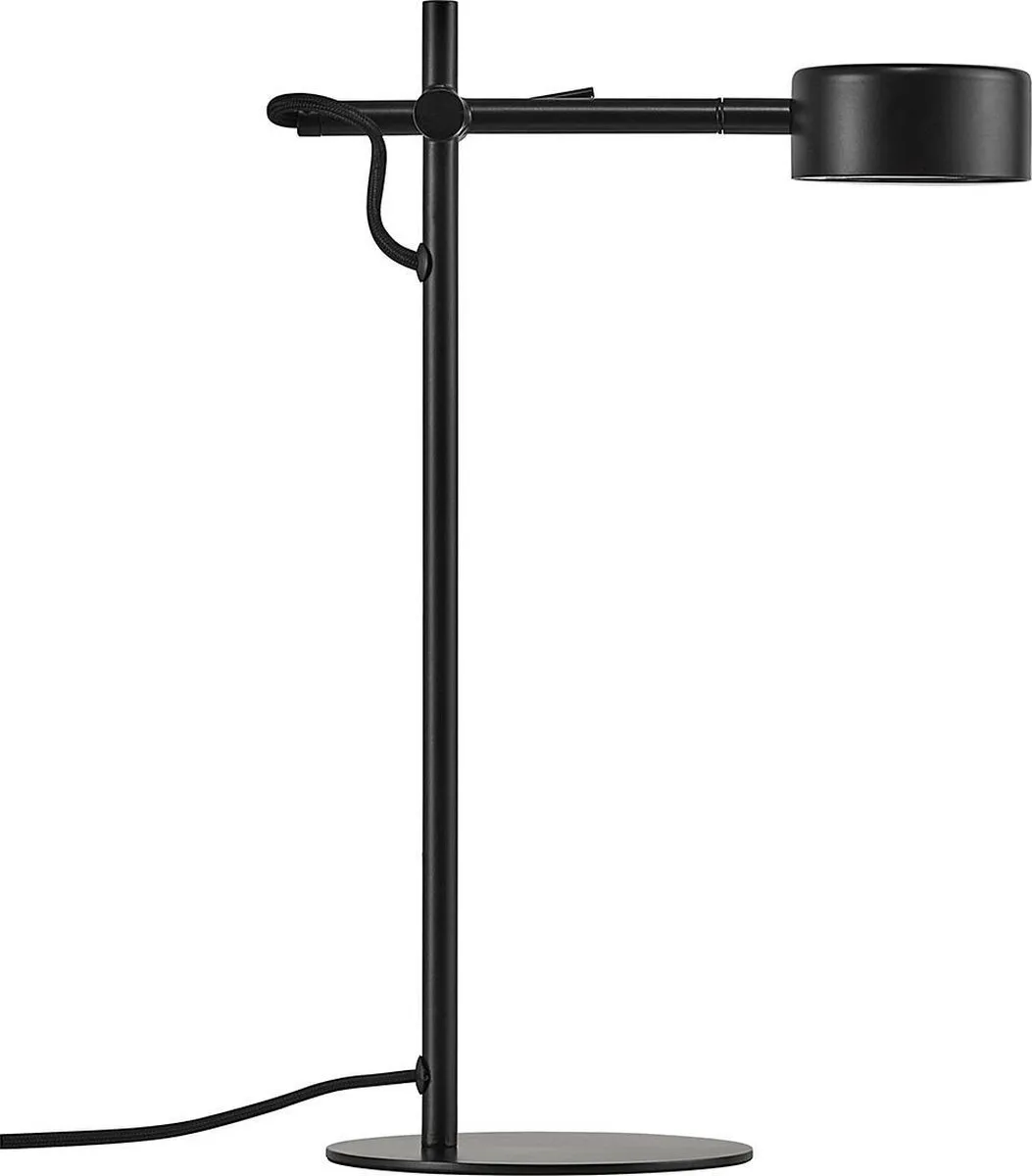 Nordlux Clyde Tafellamp - 1 Lichtpunt - 2700K - Zwart