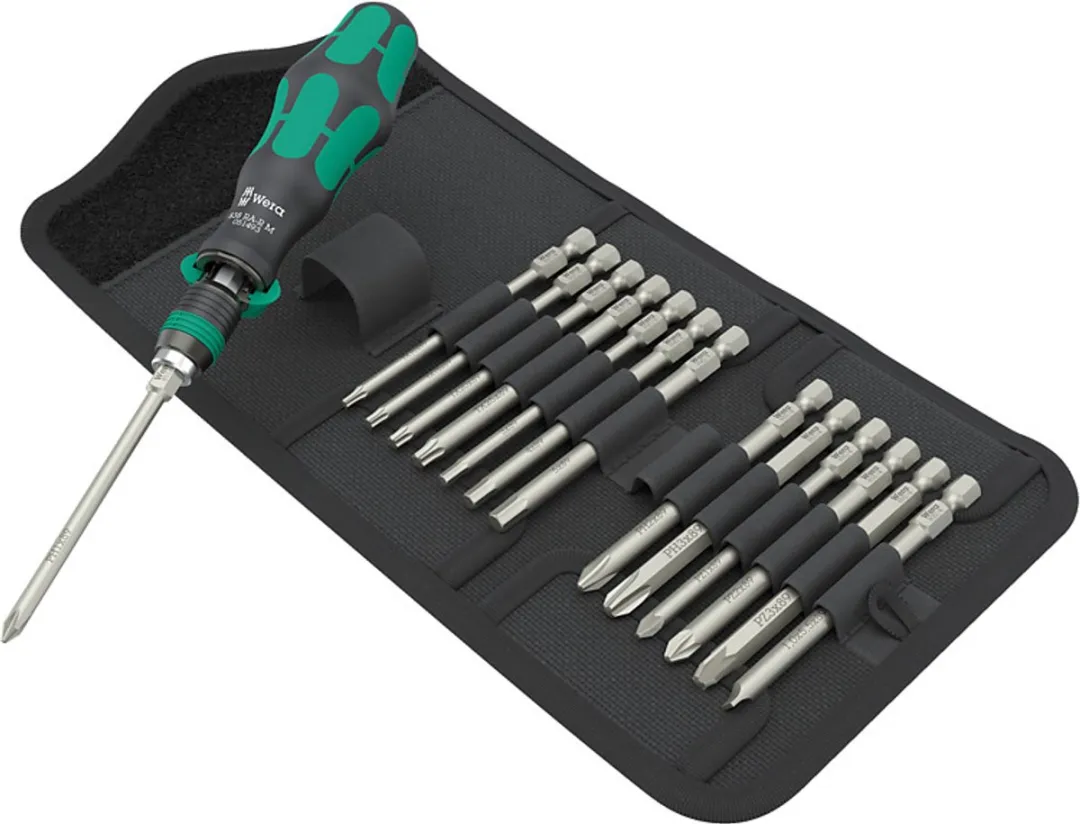 Wera Kraftform Kompakt 838 RA-R M Bitset 15-delig