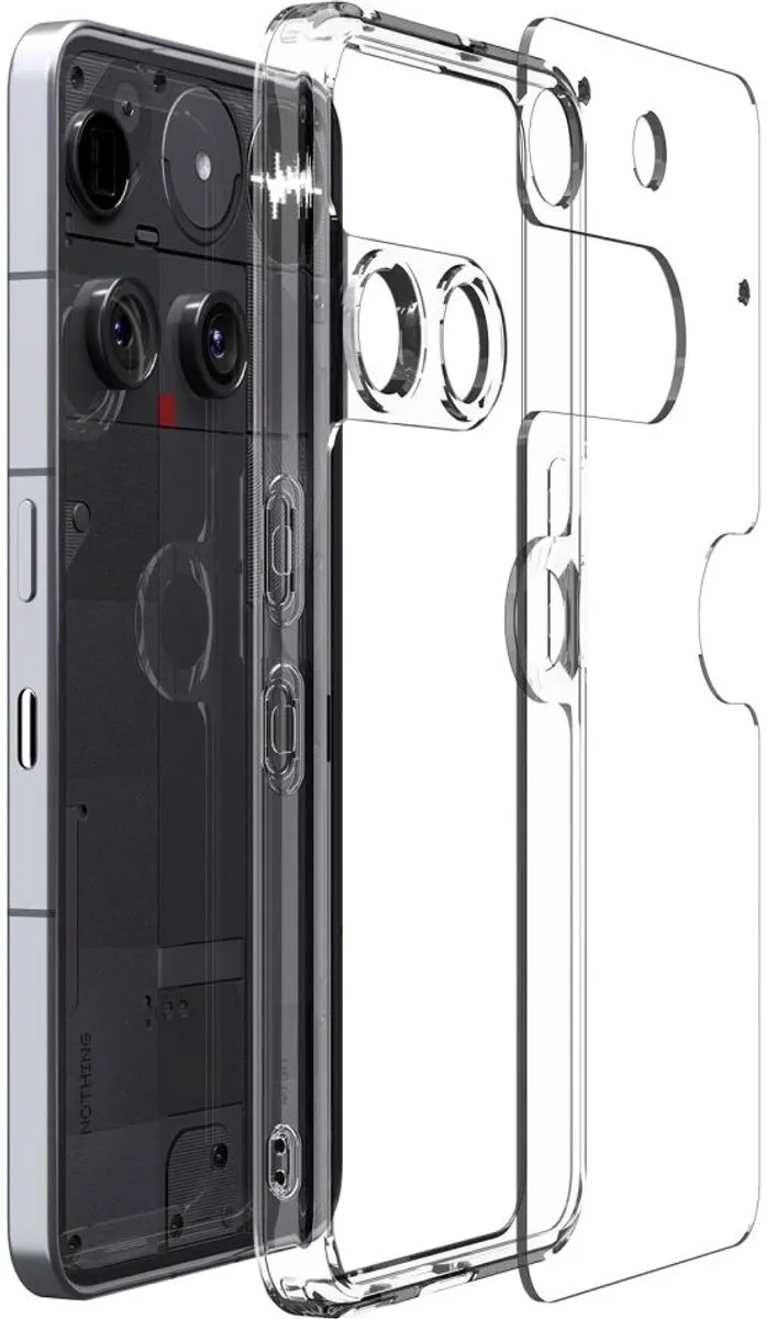 Spigen Ultra Hybrid Hoesje - Universeel 3 - Transparant - Zwart