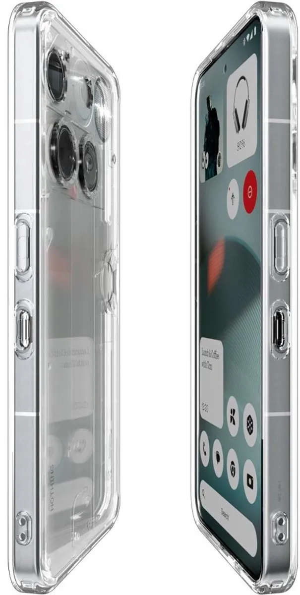 Spigen Ultra Hybrid Hoesje - Universeel 3 - Transparant - Zwart