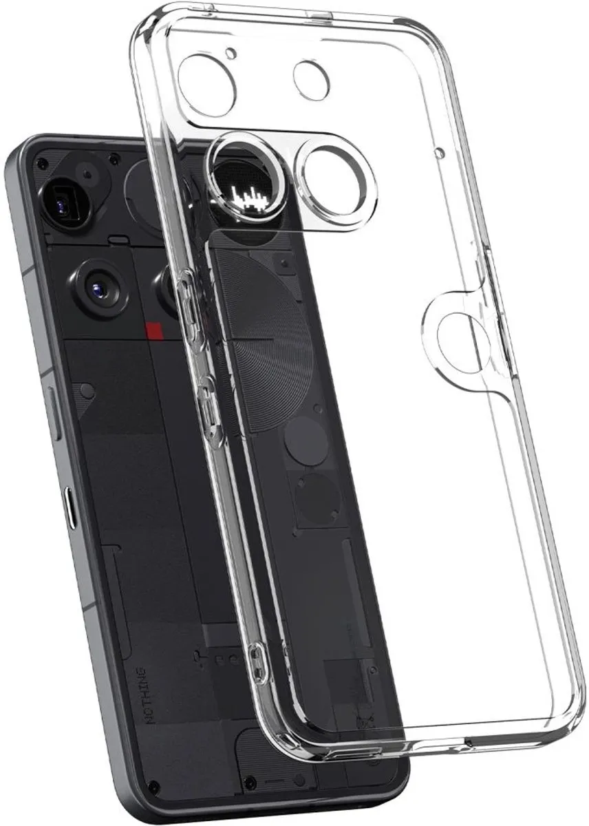 Spigen Ultra Hybrid Hoesje - Universeel 3 - Transparant - Zwart - afbeelding 6 van 6