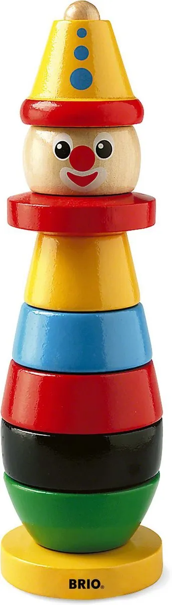 BRIO Stapelclown 30120 - 9 Stuks - Multicolor