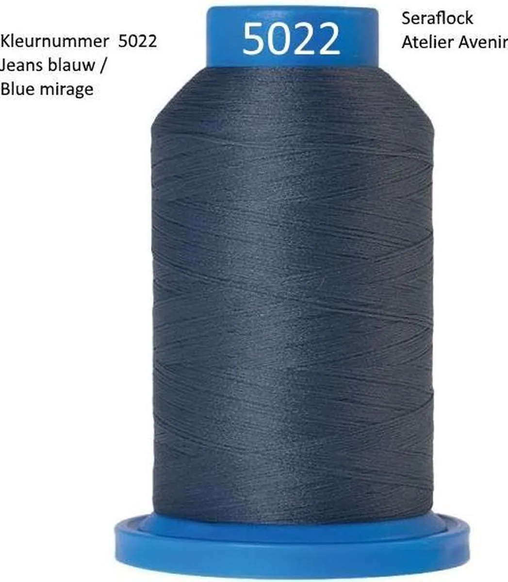 Amann Mettler Seraflock 1000mt Lockgaren - Blauwe Mirage