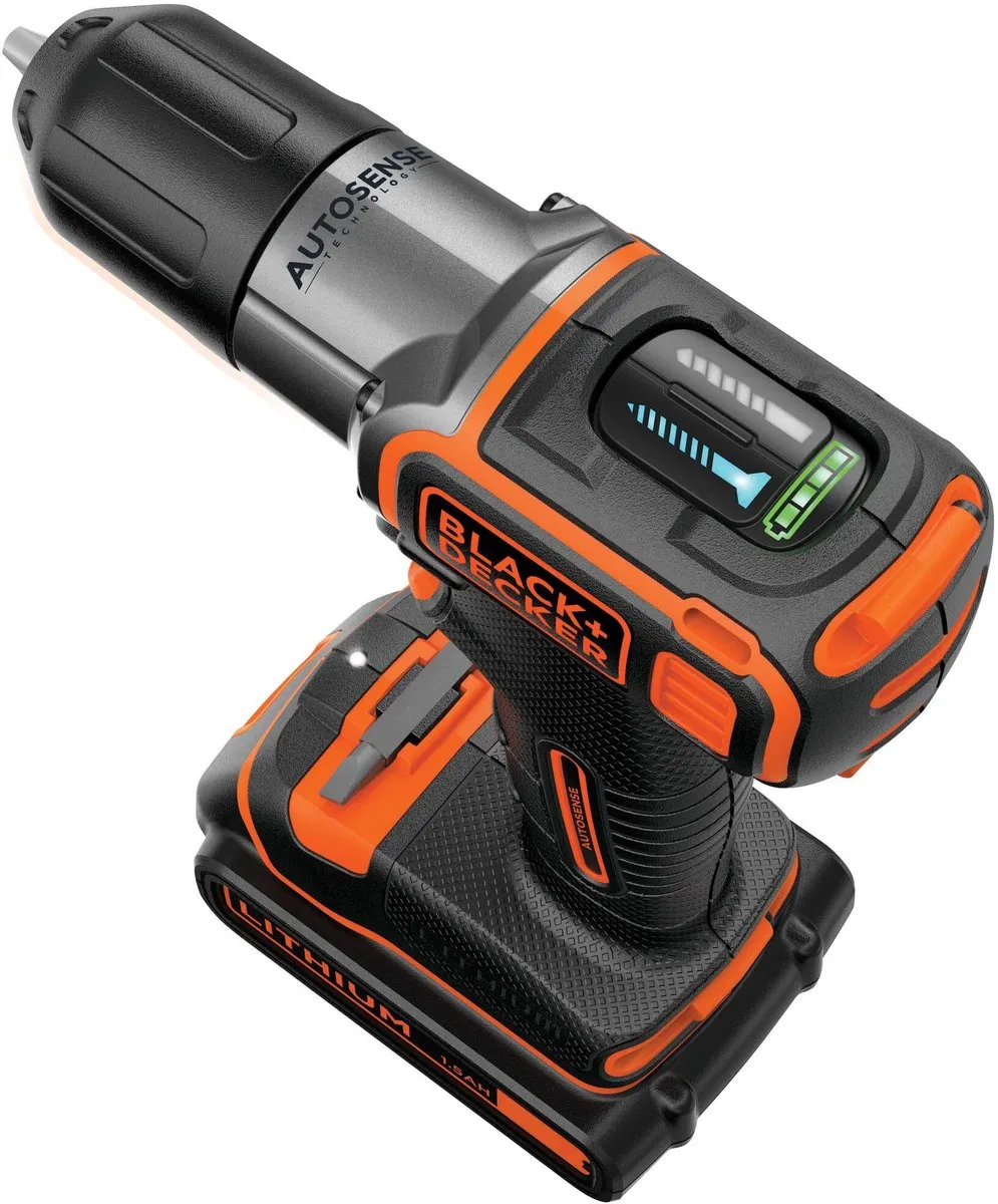BLACK+DECKER ASD18KB-QW Accuboormachine 18V - 25mm hout/10mm metaal