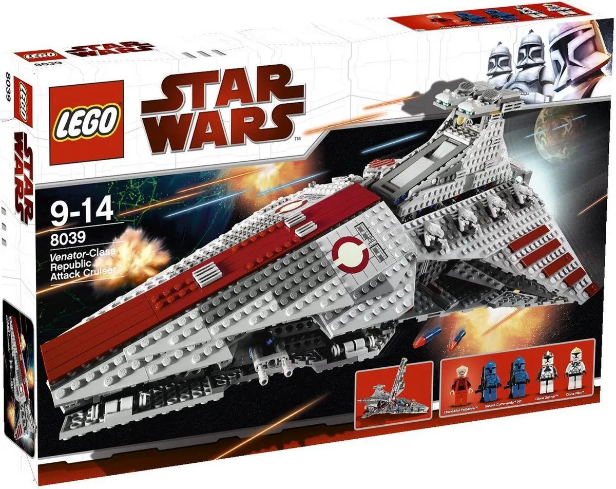 LEGO Star Wars Venator-class Republic Attack Cruiser 8039