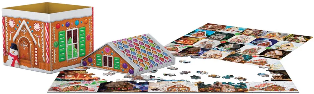Eurographics Peperkoek Huis Puzzel 550 Stuks - Meerkleurig